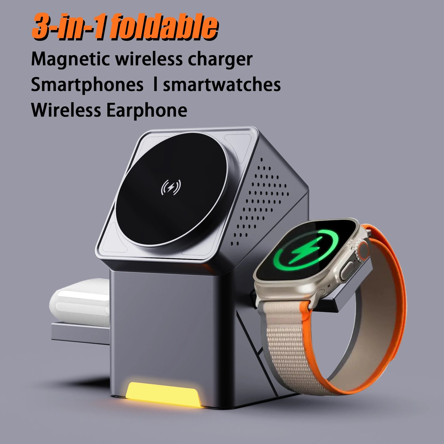 CubeCharge 15W Wireless Charging Station