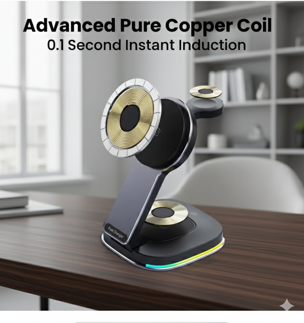 VoltAura - Foldable Magnetic Charger