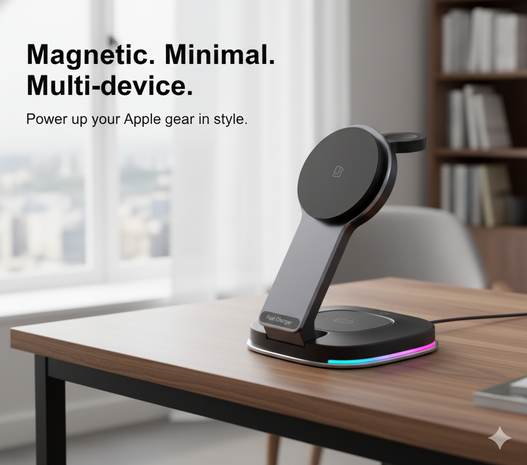 VoltAura - Foldable Magnetic Charger