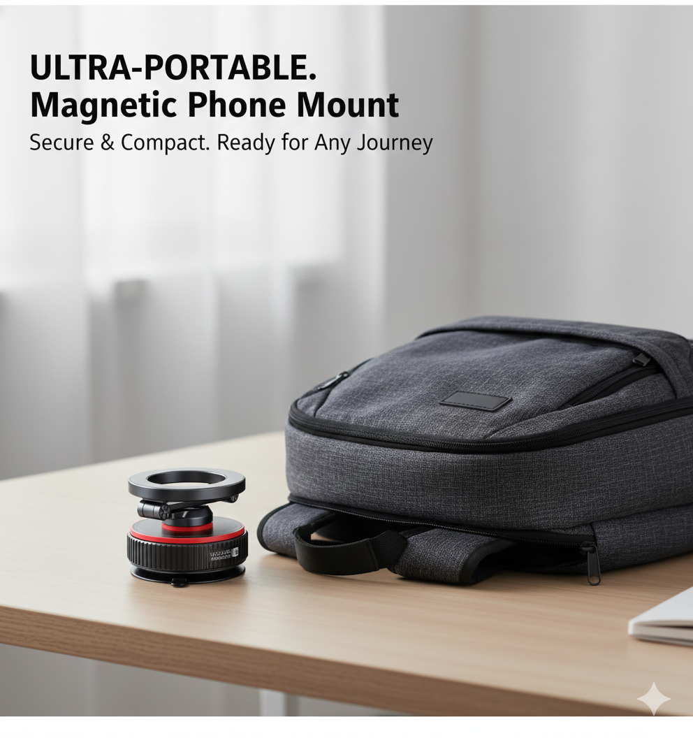 GripForce X66 – Magnetic Vacuum Car Mount