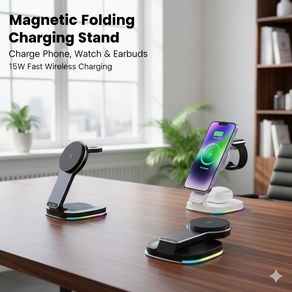 VoltAura - Foldable Magnetic Charger