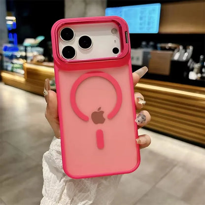 MagClear Pro – Magnetic Glass Kickstand Case