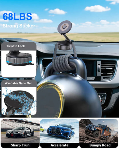 MagLock AirMount Nano Gel Magnetic Car Mount