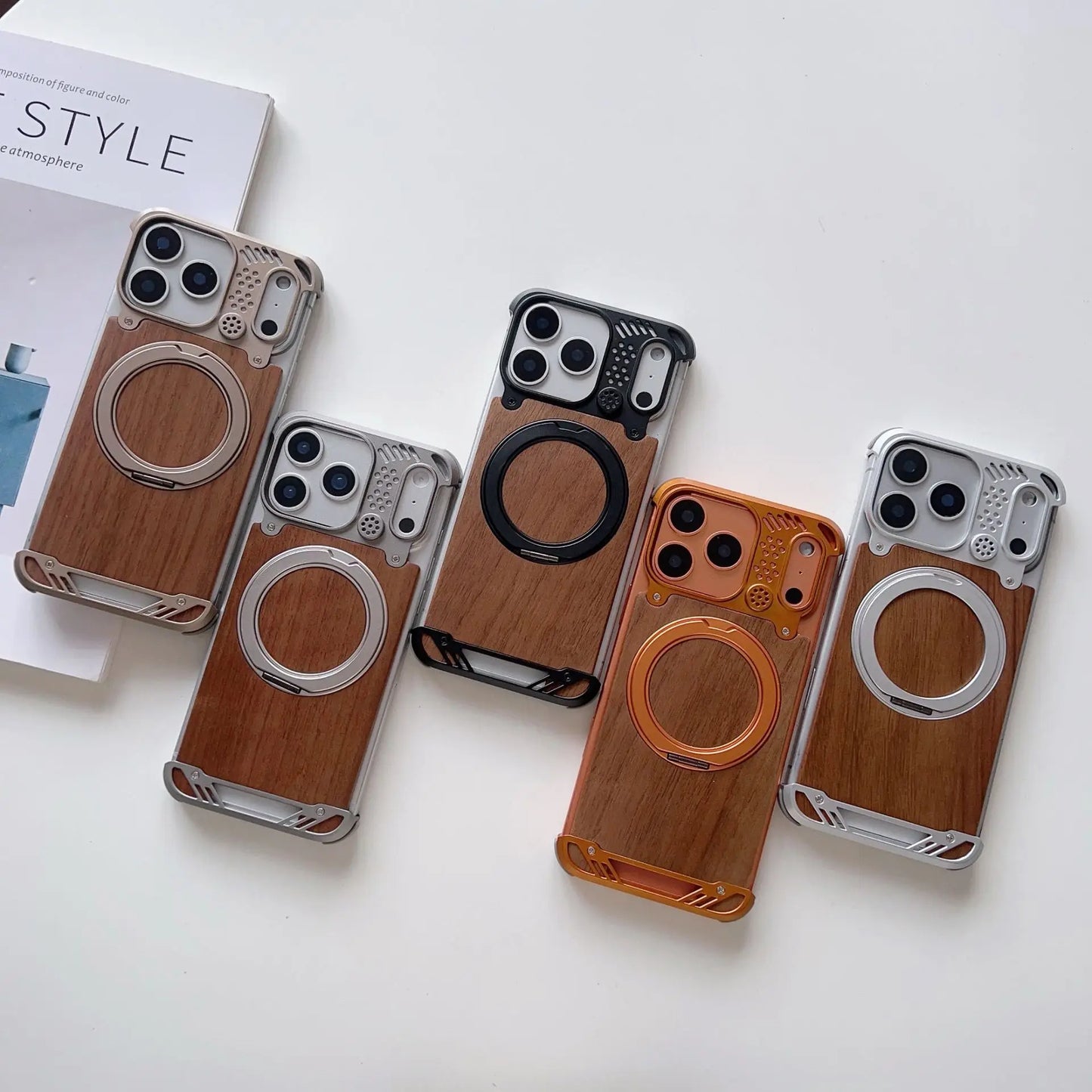 Walnix AuraWood Magnetic Case