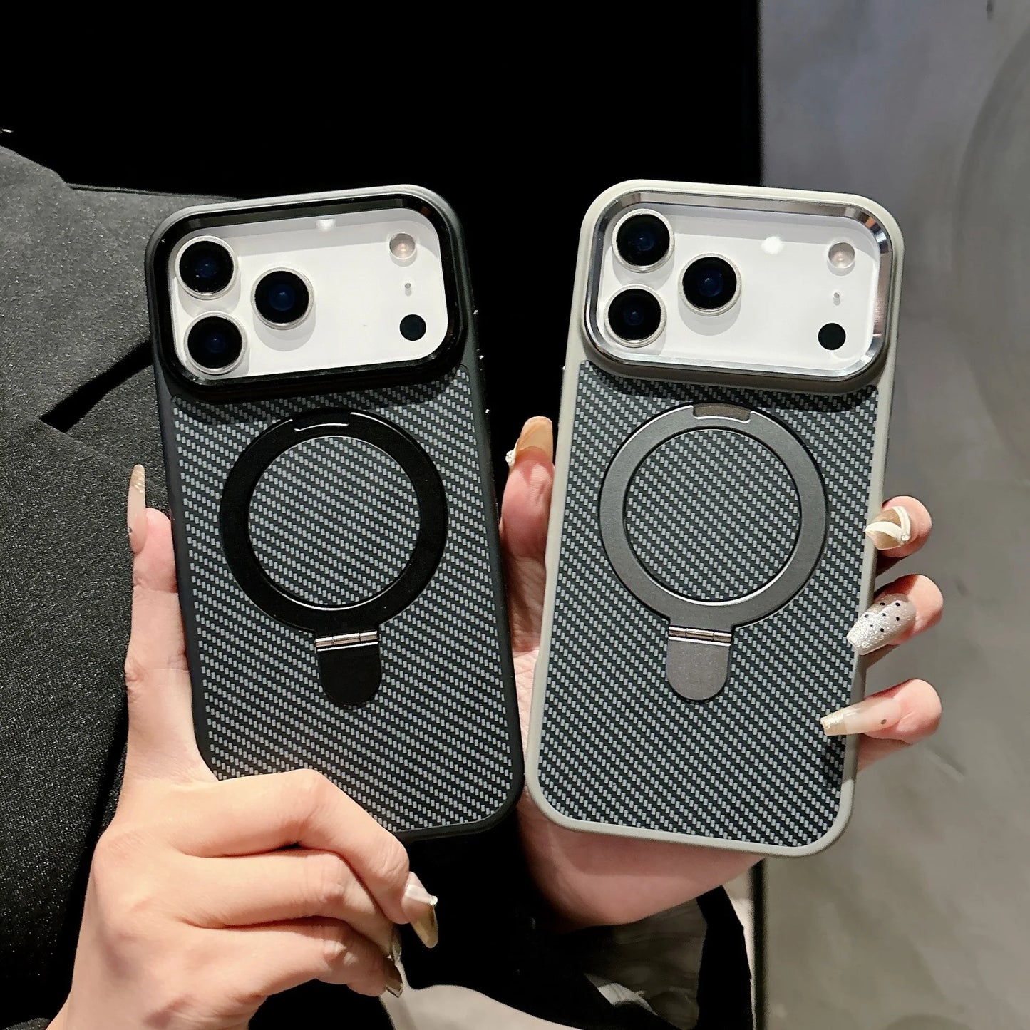 MagCarbon X - 360° Shockproof Kickstand Case