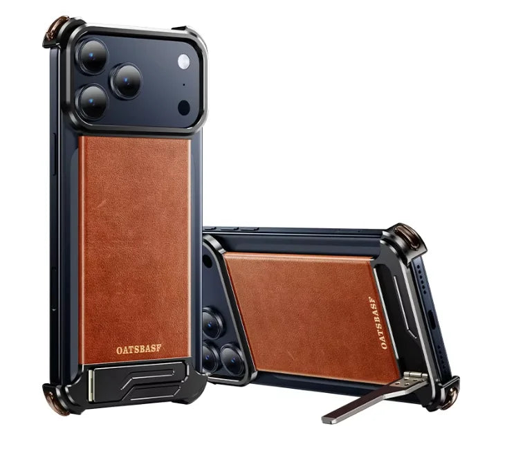 EliteFrame M14 Luxury Magnetic Leather iPhone Case