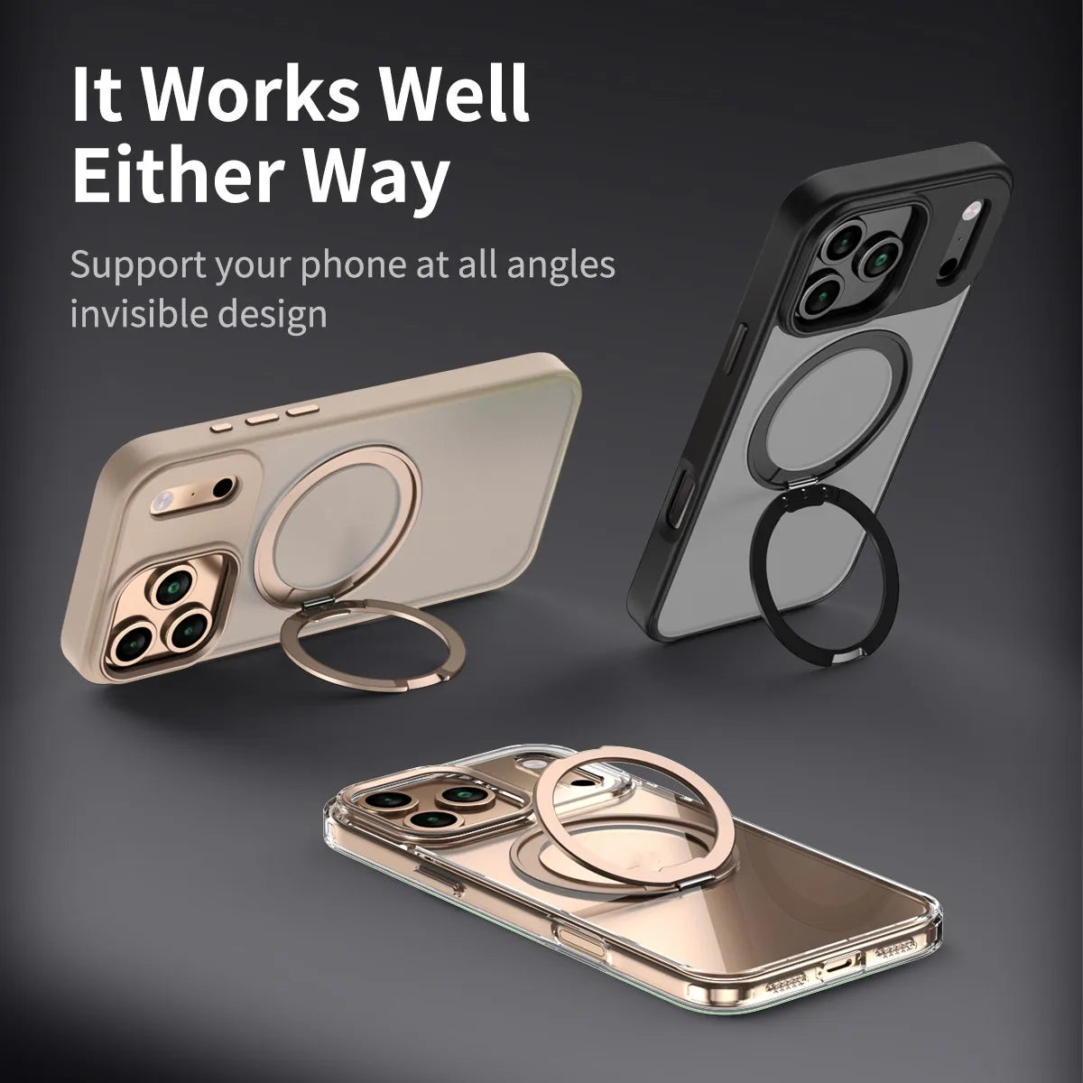 MagDefend Pro - Magnetic Shockproof Kickstand Case – iPhone 17 Series