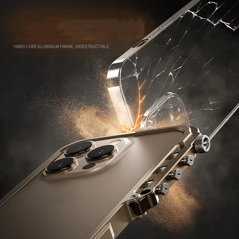 TitanEdge Armor Metal Heat-Dissipating Case for iPhone 17/16 Pro Max