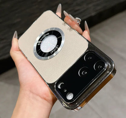 Vantique Electroplated Leather MagSafe Case