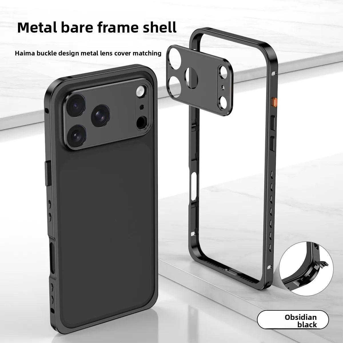 EdgePro Armor Business-Grade Metal Frame Case for iPhone 17 Pro Max