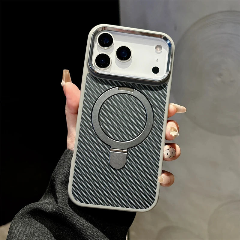 MagCarbon X - 360° Shockproof Kickstand Case