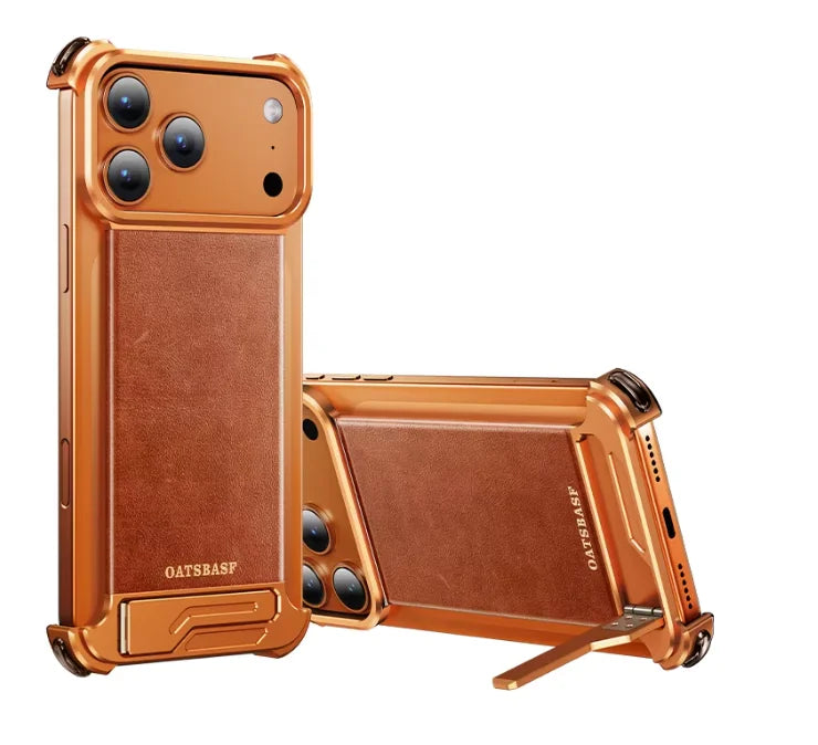 EliteFrame M14 Luxury Magnetic Leather iPhone Case