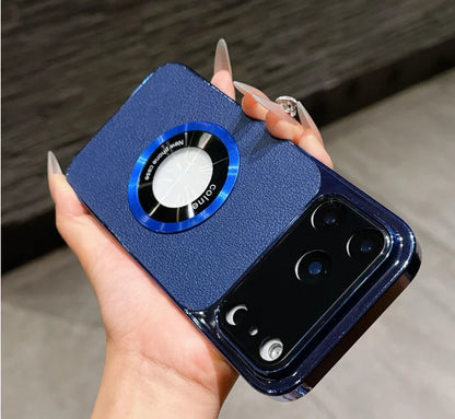 Vantique Electroplated Leather MagSafe Case