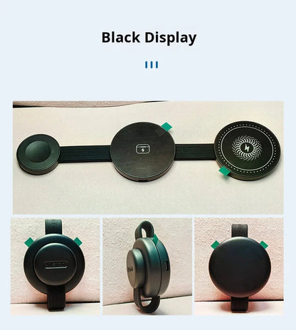 MagEdge Trio – Foldable Magnetic Wireless Charger (15W)