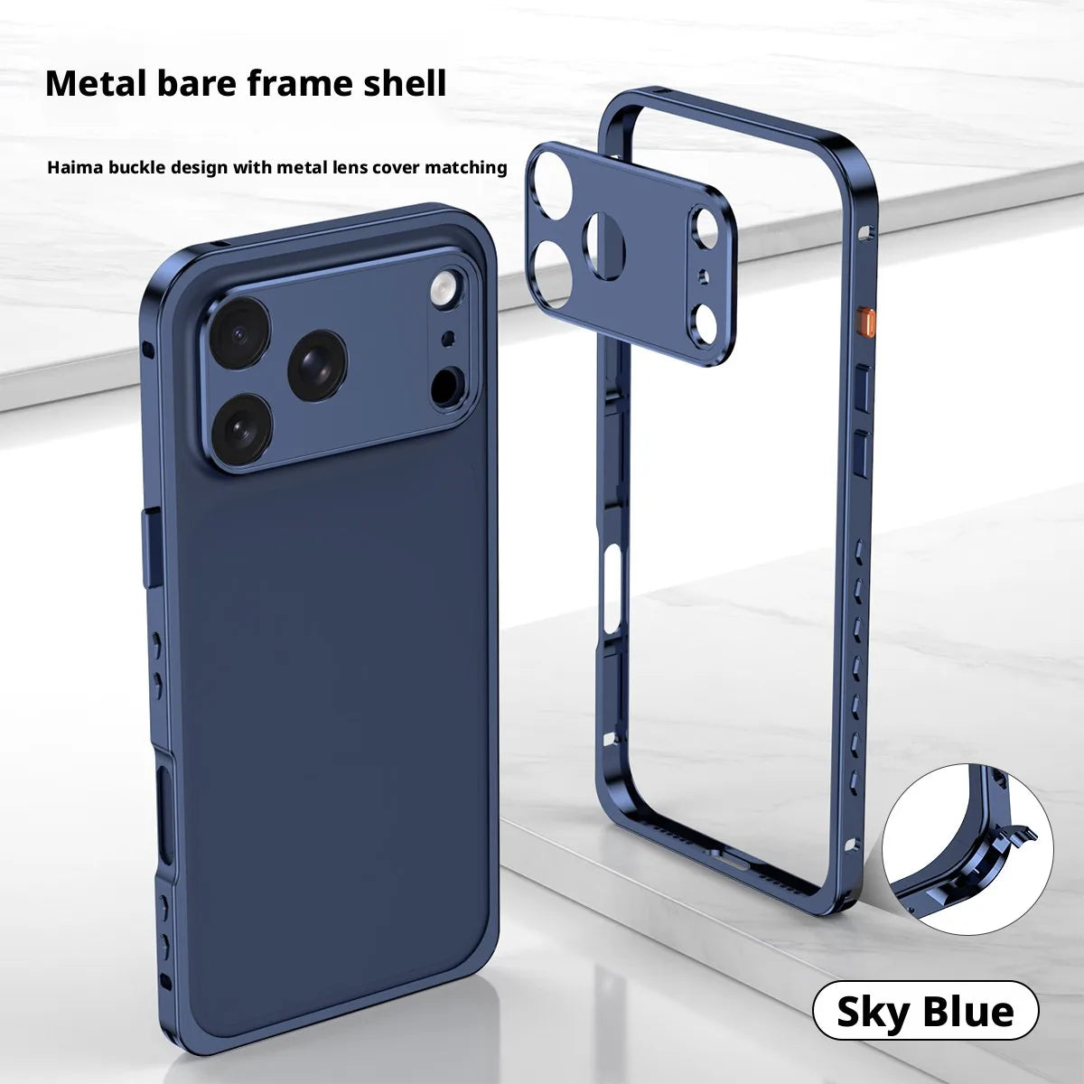 EdgePro Armor Business-Grade Metal Frame Case for iPhone 17 Pro Max
