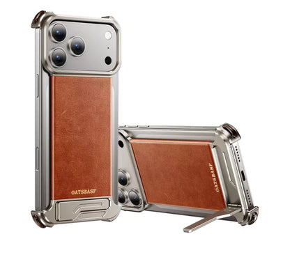 EliteFrame M14 Luxury Magnetic Leather iPhone Case
