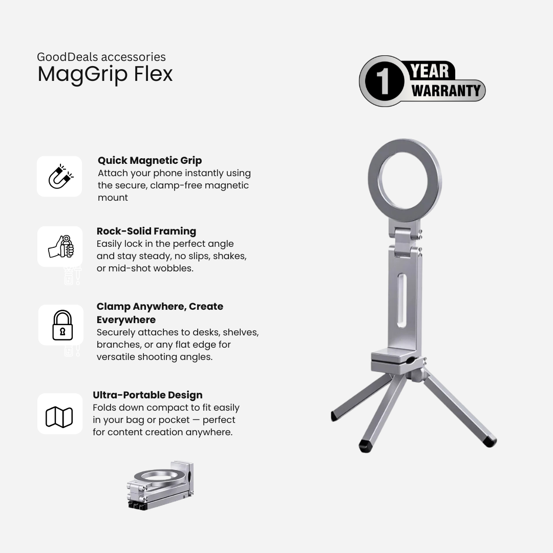 MagGrip Flex — Pocket Tripod Pro - GoodDeals