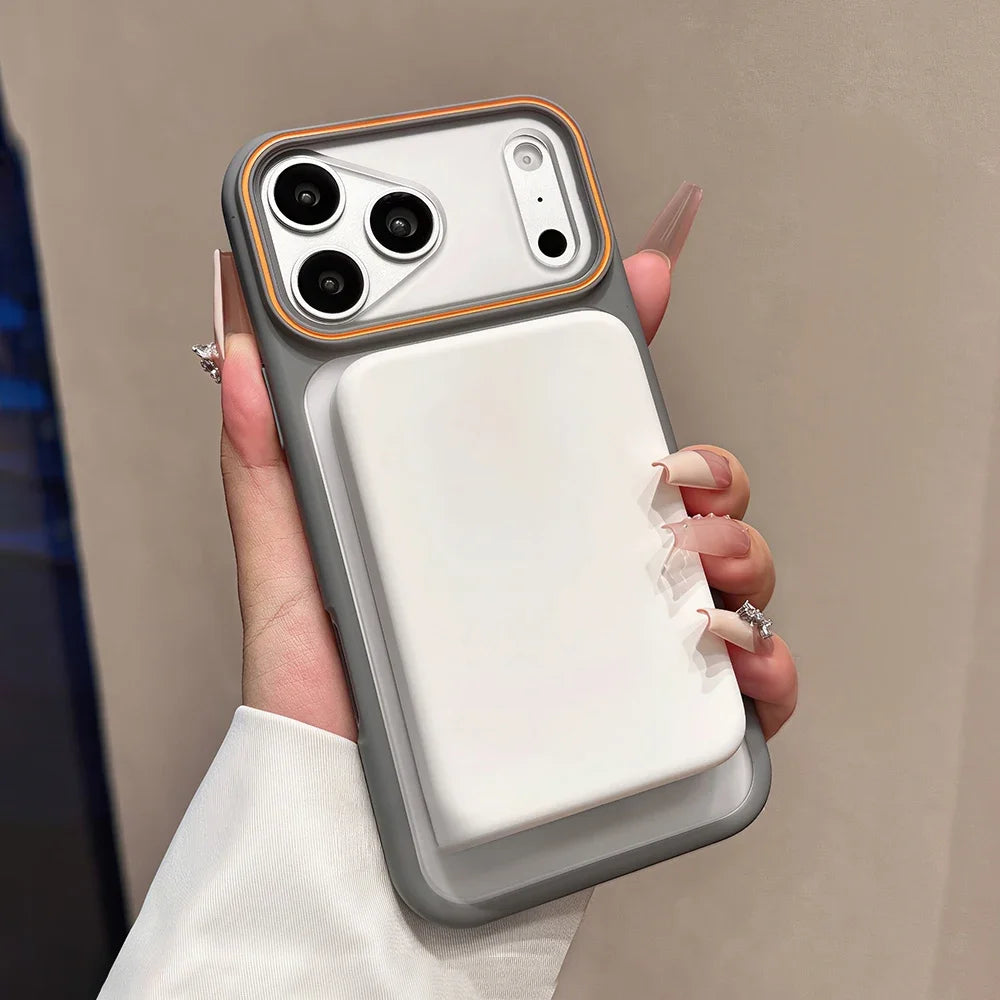 ClearGuard Frost - Frosted Magnetic Ring Stand Case – iPhone 17 Pro Max