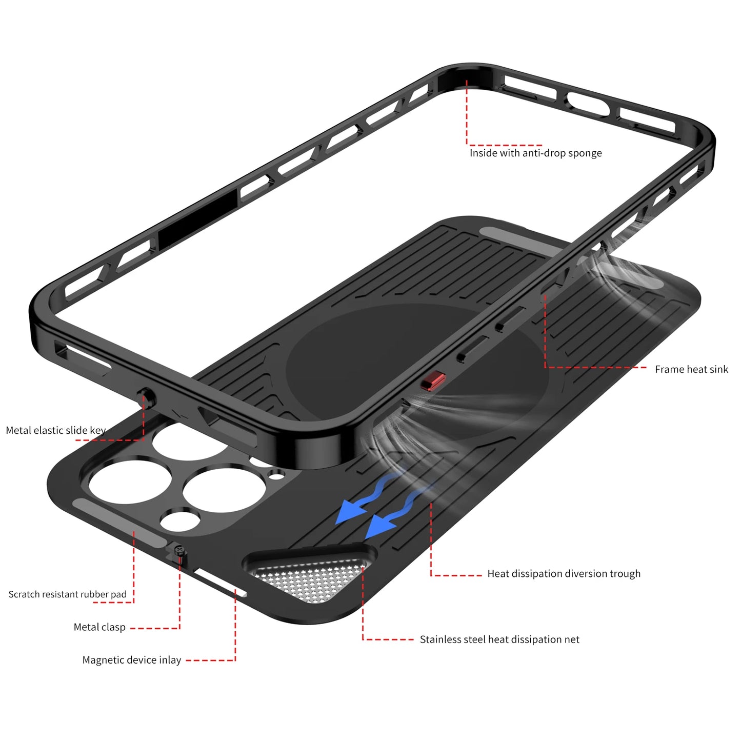 TitanEdge Magnetic Armor Phone Case