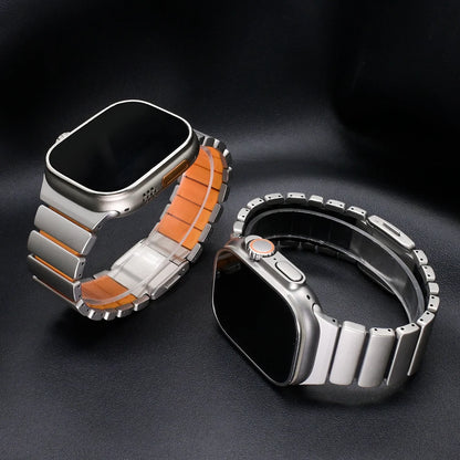 AeroStrap - Titanium Magnetic Apple Band