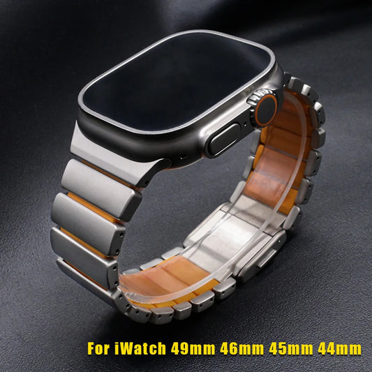 AeroStrap - Titanium Magnetic Apple Band