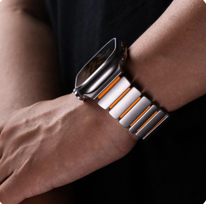AeroStrap - Titanium Magnetic Apple Band