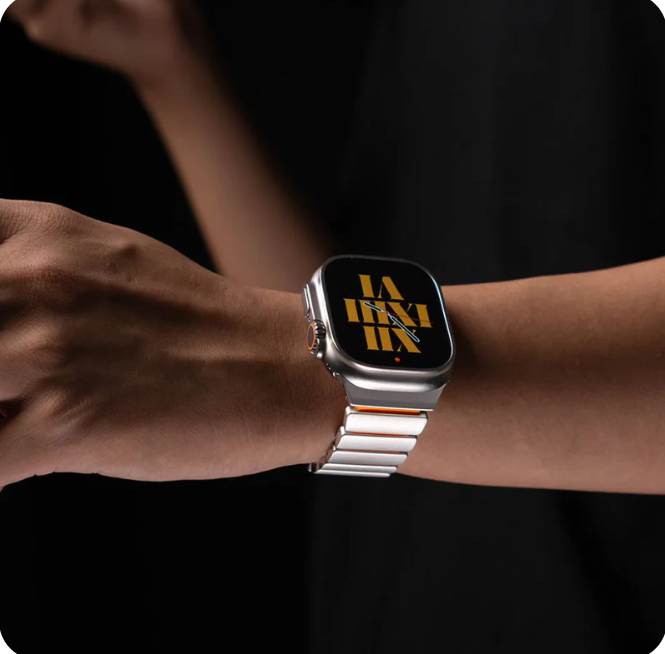 AeroStrap - Titanium Magnetic Apple Band