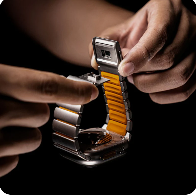 AeroStrap - Titanium Magnetic Apple Band