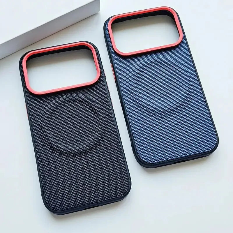 LuxeSnap Magnetic Leather Case